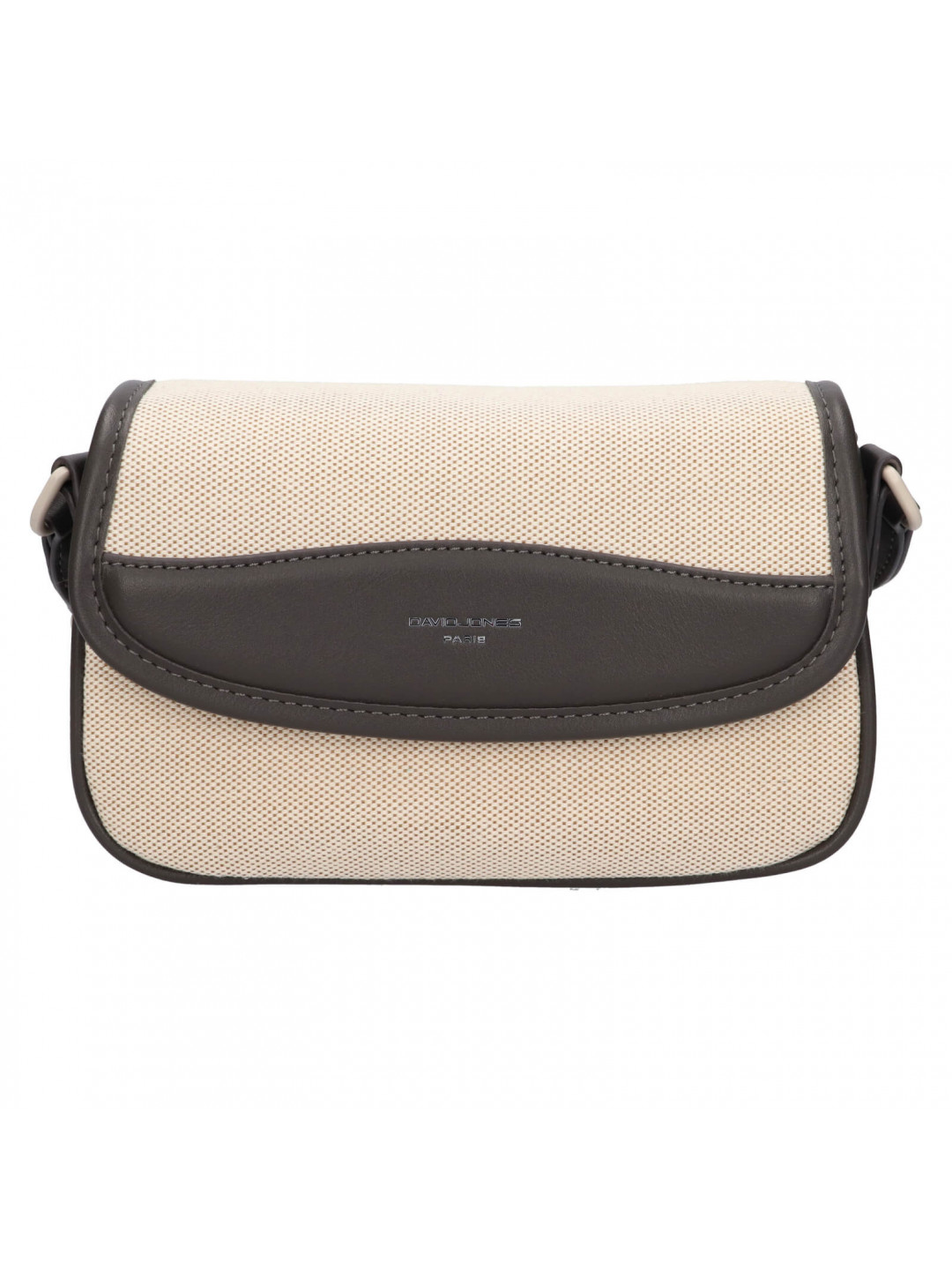 Dámská crossbody kabelka David Jones Erla – béžovo-černá